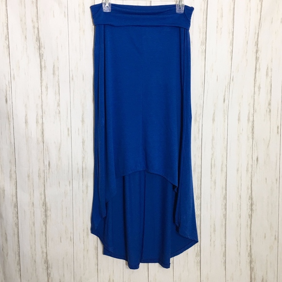 Lily White Dresses & Skirts - 🌵3/$20 Nordstrom Bright Blue High-Lo Maxi Skirt